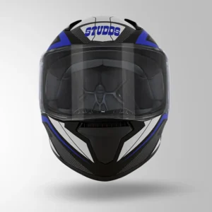 THUNDER D4 DECOR MATT BLACK & BLUE WITH SPOILER